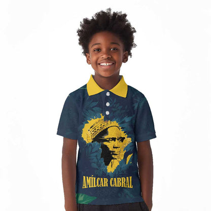 Amilcar Cabral Kid Polo Shirt Guinea-Bissau African National Liberation Leader - Cultural Resistance Tribute - African Pride