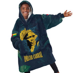 Amilcar Cabral Kid Wearable Blanket Hoodie Guinea-Bissau African National Liberation Leader - Cultural Resistance Tribute - African Pride