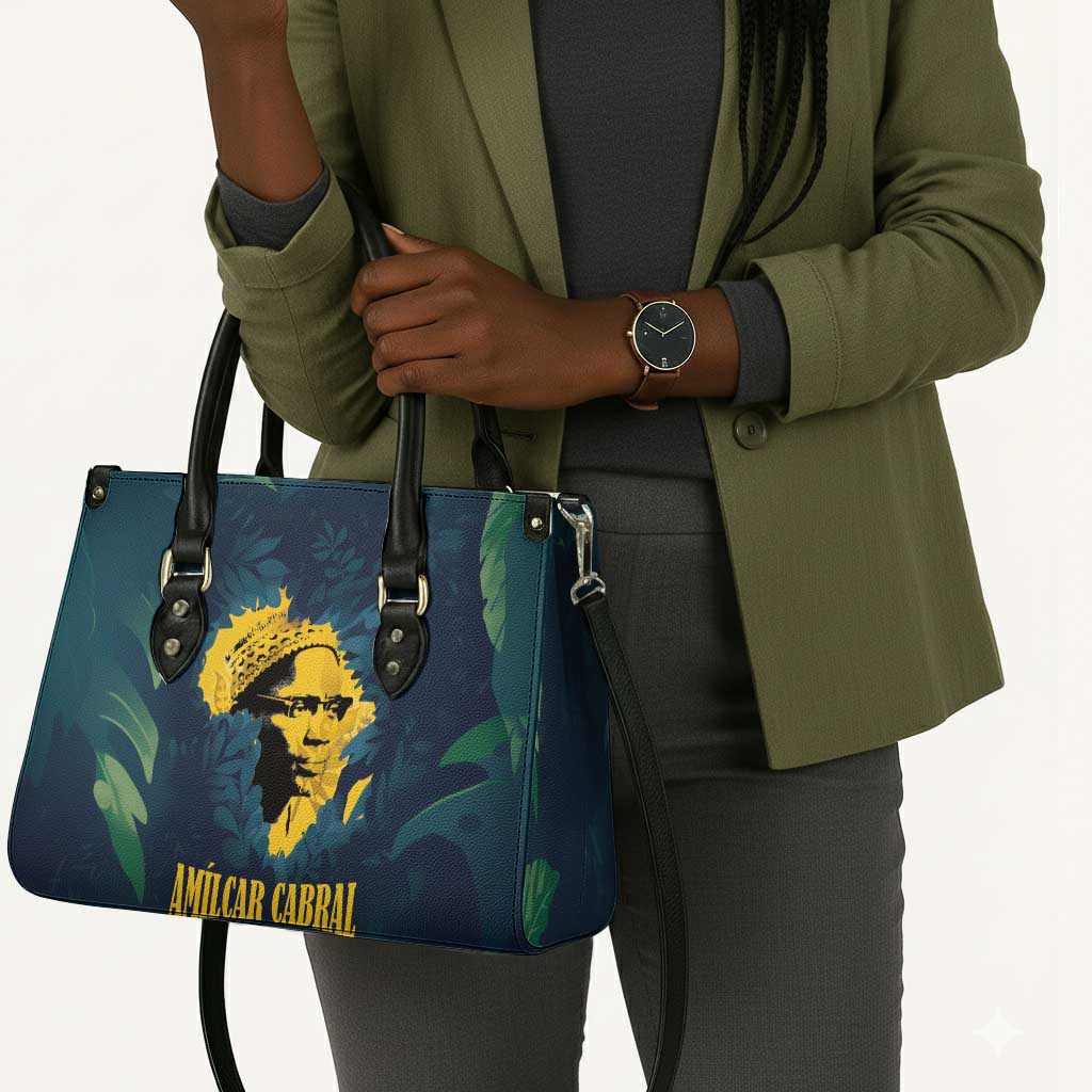 Amilcar Cabral Leather Bag Guinea-Bissau African National Liberation Leader - Cultural Resistance Tribute - African Pride