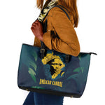 Amilcar Cabral Leather Tote Bag Guinea-Bissau African National Liberation Leader - Cultural Resistance Tribute - African Pride