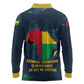 Amilcar Cabral Long Sleeve Polo Shirt Guinea-Bissau African National Liberation Leader - Cultural Resistance Tribute - African Pride