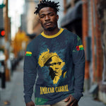 Amilcar Cabral Long Sleeve Shirt Guinea-Bissau African National Liberation Leader - Cultural Resistance Tribute - African Pride