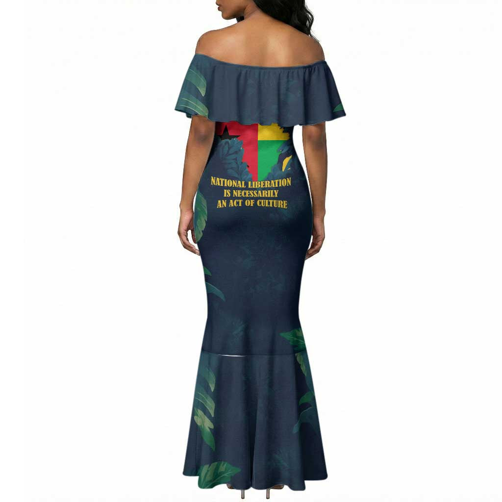 Amilcar Cabral Mermaid Dress Guinea-Bissau African National Liberation Leader - Cultural Resistance Tribute - African Pride