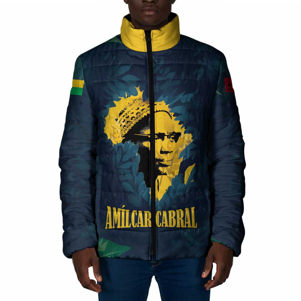 Amilcar Cabral Padded Jacket Guinea-Bissau African National Liberation Leader - Cultural Resistance Tribute - African Pride