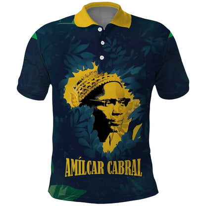 Amilcar Cabral Polo Shirt Guinea-Bissau African National Liberation Leader - Cultural Resistance Tribute - African Pride
