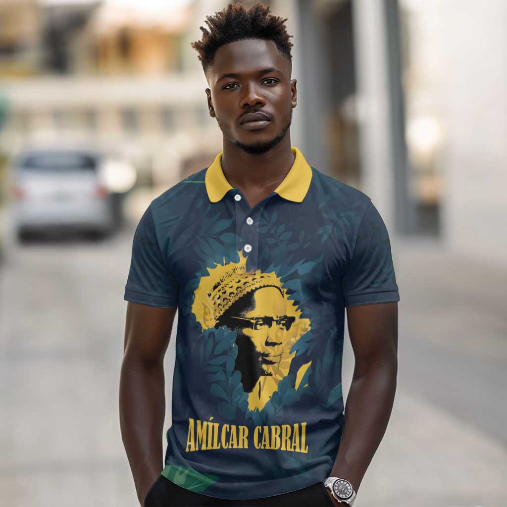 Amilcar Cabral Polo Shirt Guinea-Bissau African National Liberation Leader - Cultural Resistance Tribute - African Pride
