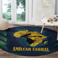 Amilcar Cabral Round Carpet Guinea-Bissau African National Liberation Leader - Cultural Resistance Tribute - African Pride