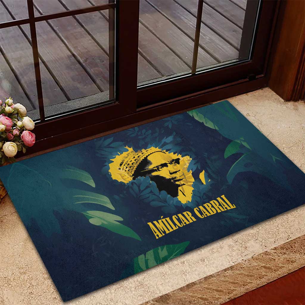 Amilcar Cabral Rubber Doormat Guinea-Bissau African National Liberation Leader - Cultural Resistance Tribute - African Pride