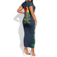 Amilcar Cabral Short Sleeve Bodycon Dress Guinea-Bissau African National Liberation Leader - Cultural Resistance Tribute - African Pride