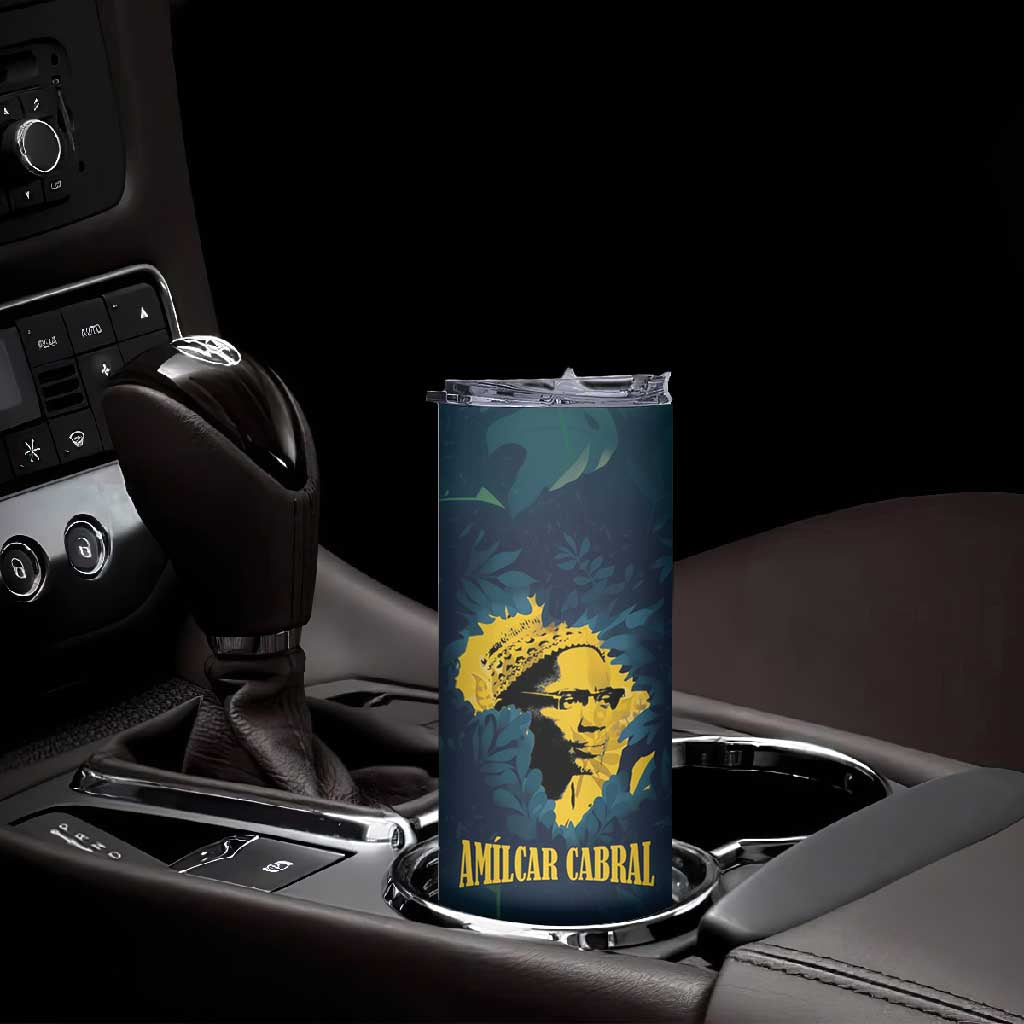 Amilcar Cabral Skinny Tumbler Guinea-Bissau African National Liberation Leader - Cultural Resistance Tribute - African Pride