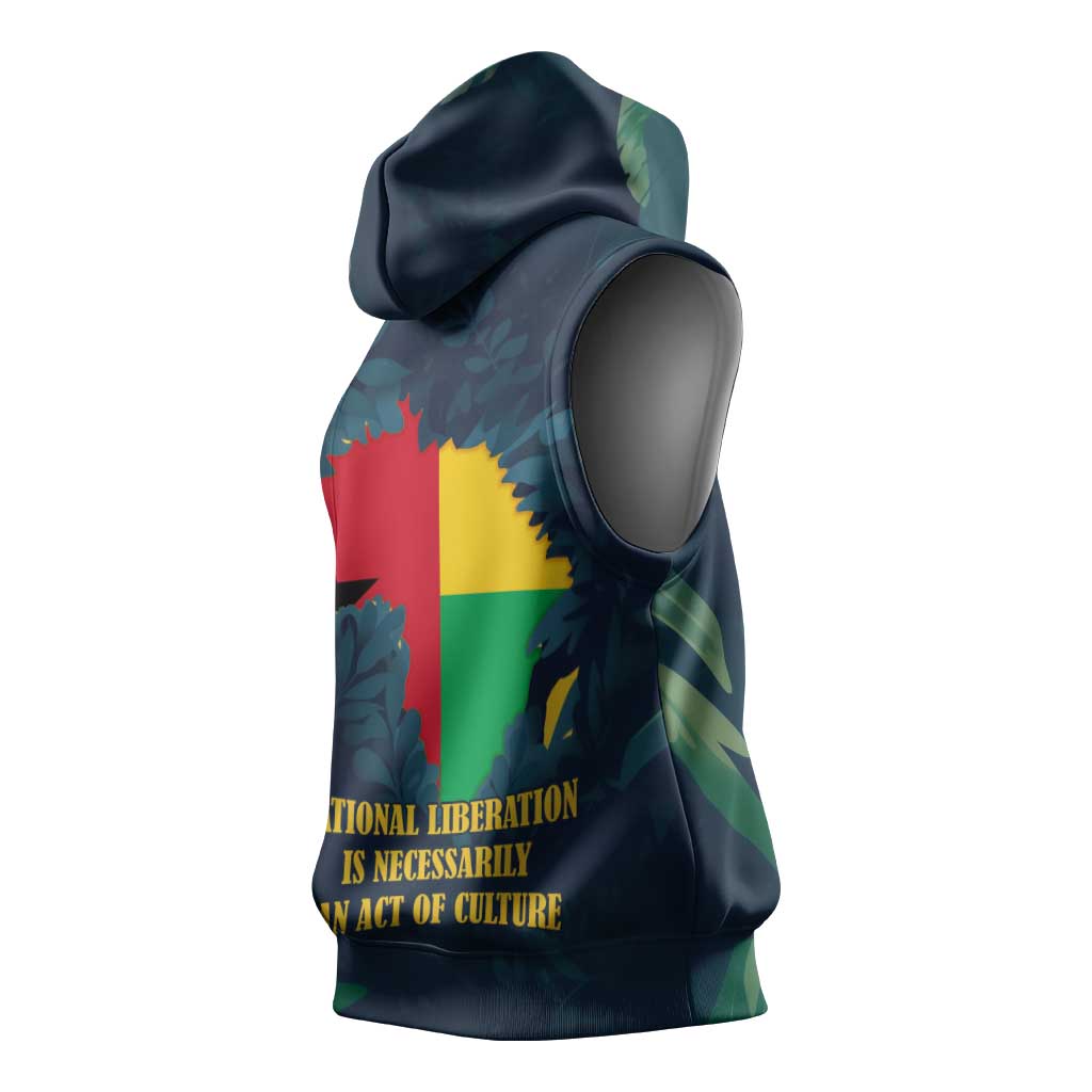 Amilcar Cabral Sleeveless Hoodie Guinea-Bissau African National Liberation Leader - Cultural Resistance Tribute - African Pride