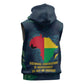 Amilcar Cabral Sleeveless Zip Hoodie Guinea-Bissau African National Liberation Leader - Cultural Resistance Tribute - African Pride