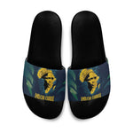 Amilcar Cabral Slide Sandals Guinea-Bissau African National Liberation Leader - Cultural Resistance Tribute - African Pride