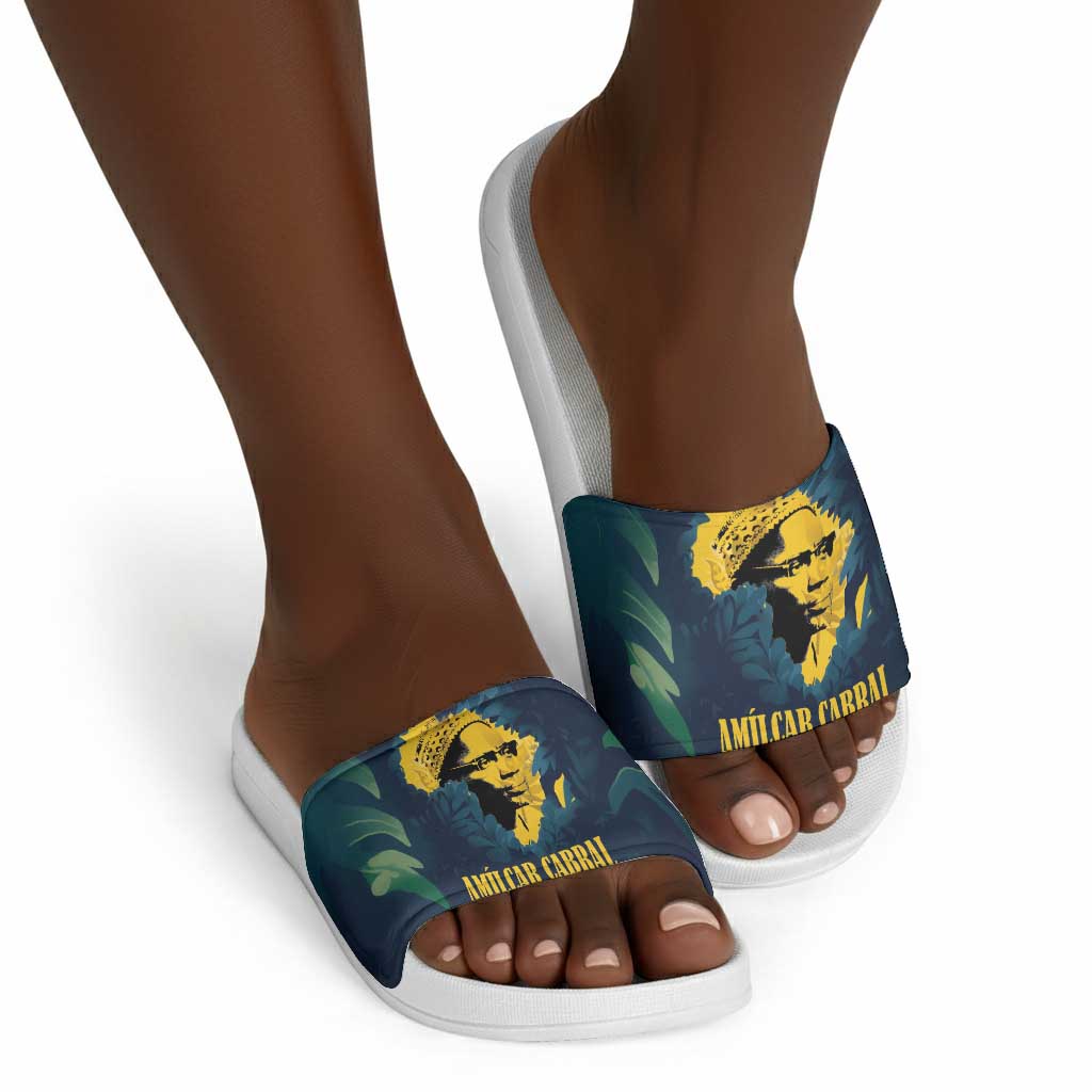 Amilcar Cabral Slide Sandals Guinea-Bissau African National Liberation Leader - Cultural Resistance Tribute - African Pride