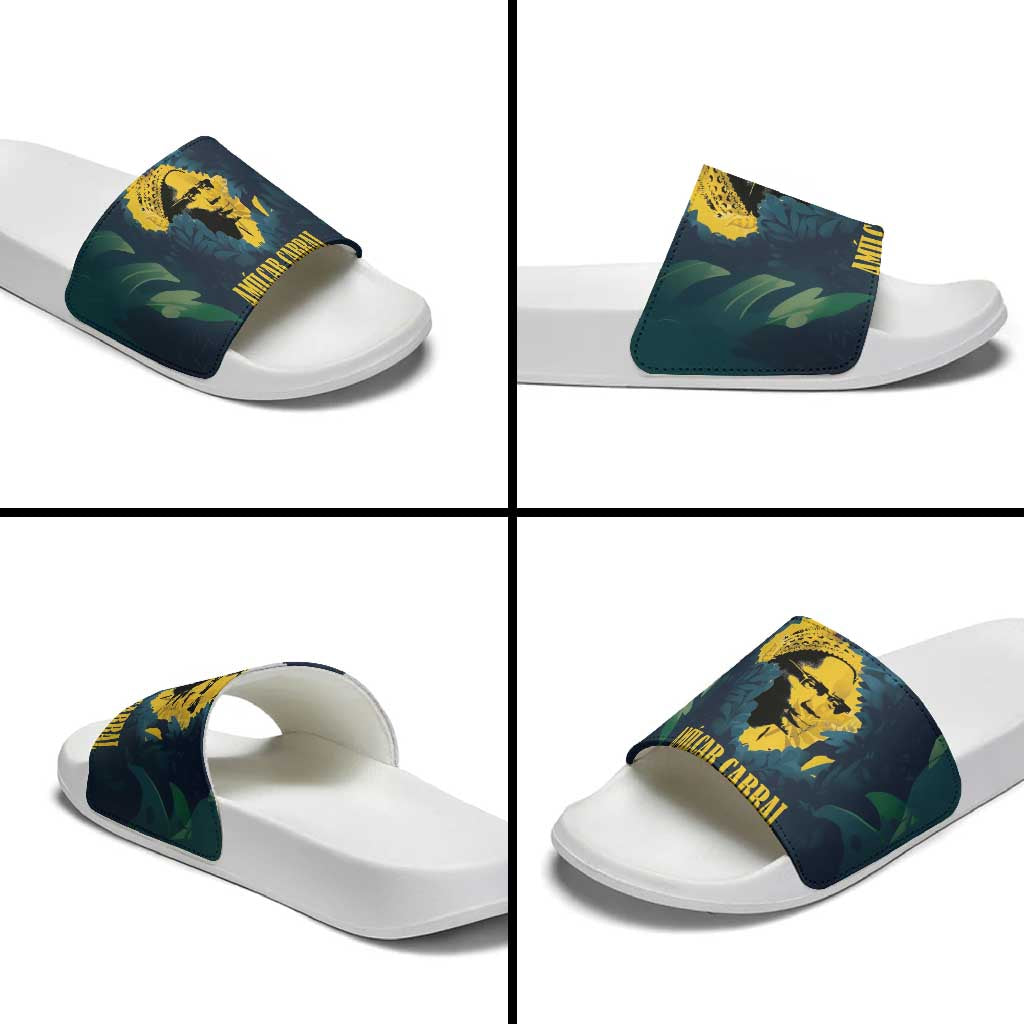Amilcar Cabral Slide Sandals Guinea-Bissau African National Liberation Leader - Cultural Resistance Tribute - African Pride