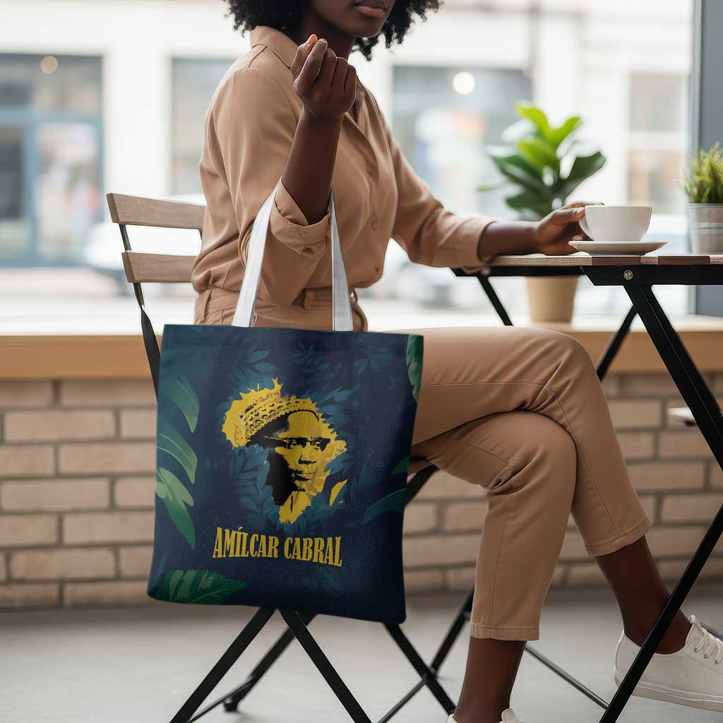 Amilcar Cabral Tote Bag Guinea-Bissau African National Liberation Leader - Cultural Resistance Tribute - African Pride
