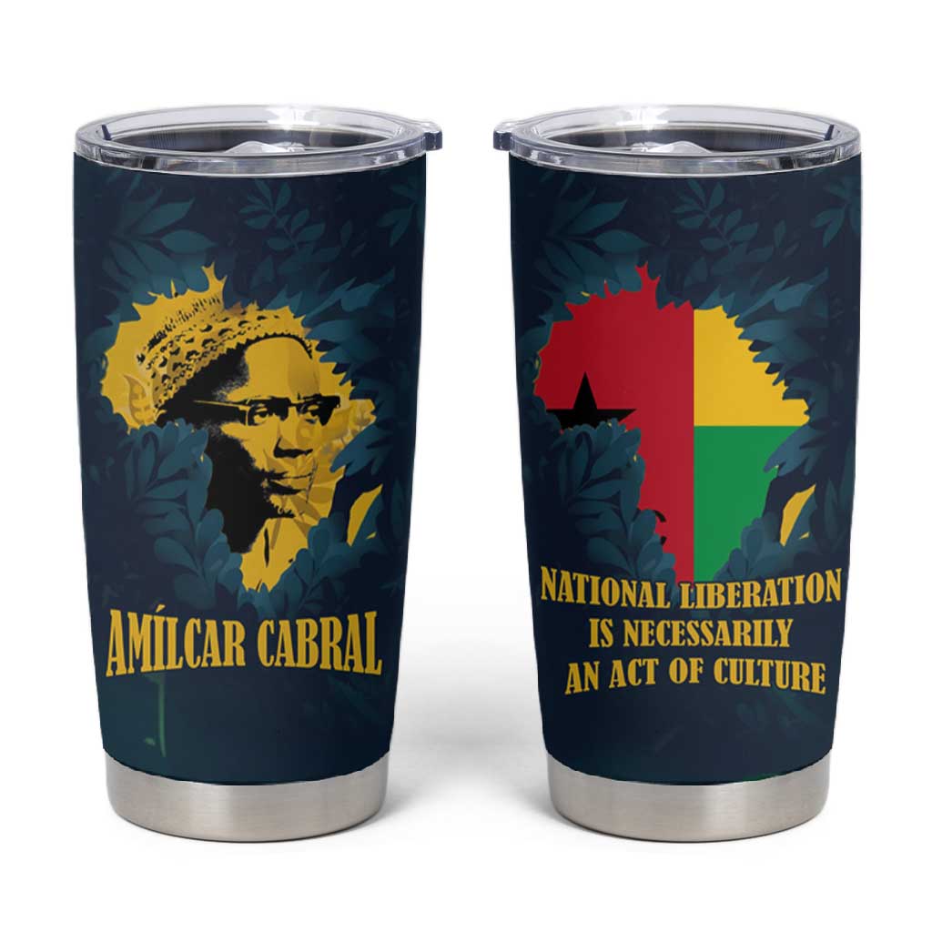 Amilcar Cabral Tumbler Cup Guinea-Bissau African National Liberation Leader - Cultural Resistance Tribute - African Pride