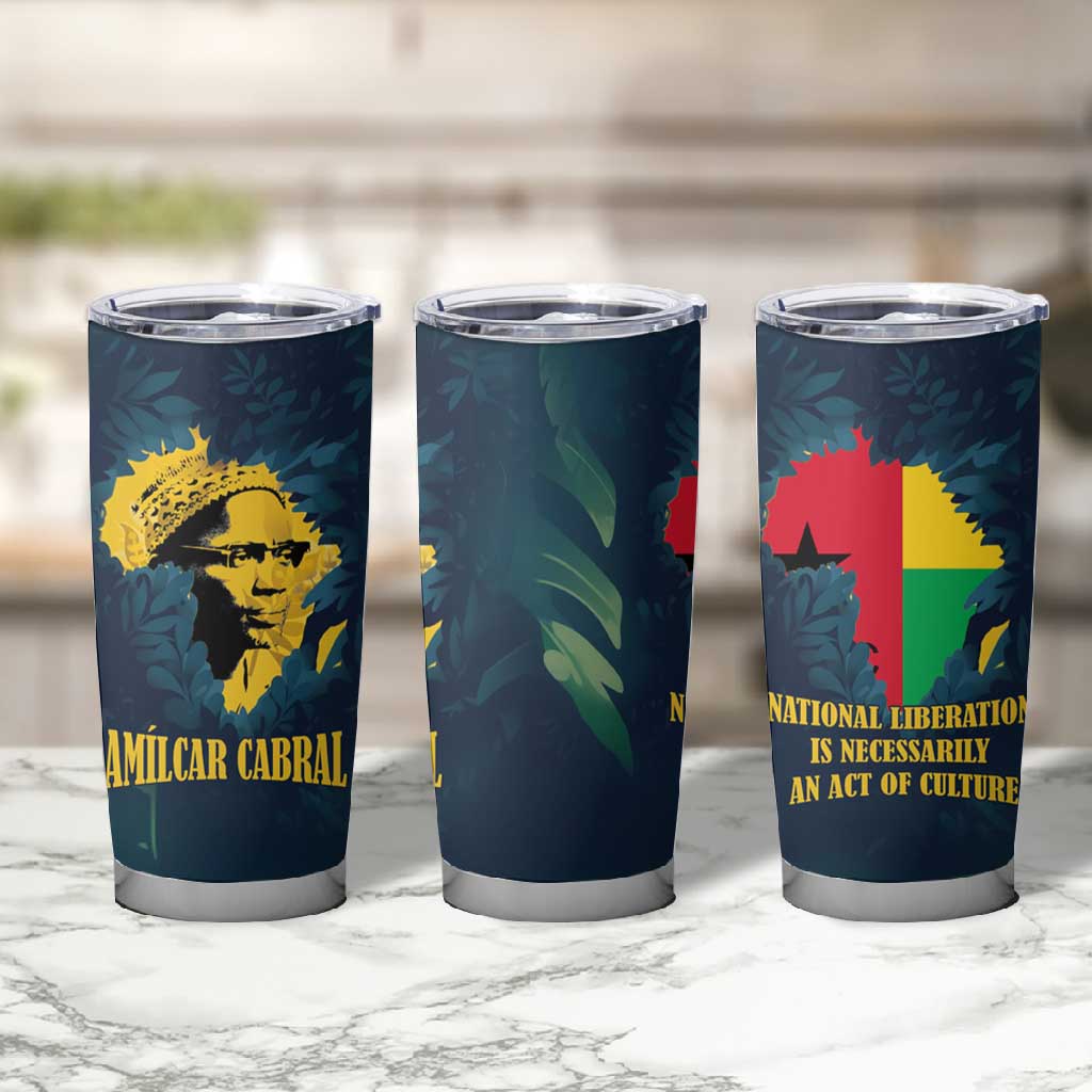 Amilcar Cabral Tumbler Cup Guinea-Bissau African National Liberation Leader - Cultural Resistance Tribute - African Pride