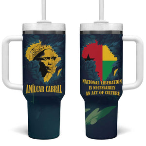 Amilcar Cabral Tumbler With Handle Guinea-Bissau African National Liberation Leader - Cultural Resistance Tribute - African Pride