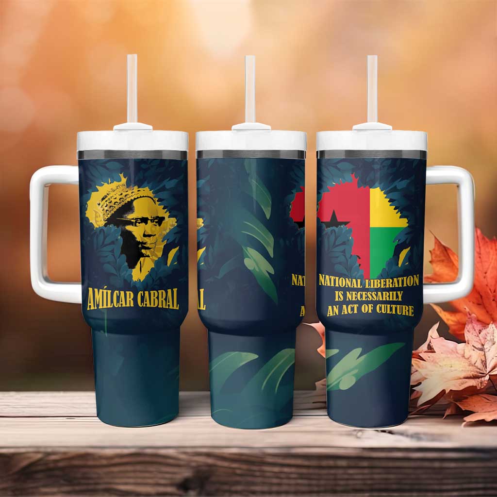 Amilcar Cabral Tumbler With Handle Guinea-Bissau African National Liberation Leader - Cultural Resistance Tribute - African Pride