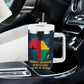 Amilcar Cabral Tumbler With Handle Guinea-Bissau African National Liberation Leader - Cultural Resistance Tribute - African Pride