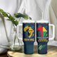 Amilcar Cabral Tumbler With Handle Guinea-Bissau African National Liberation Leader - Cultural Resistance Tribute - African Pride