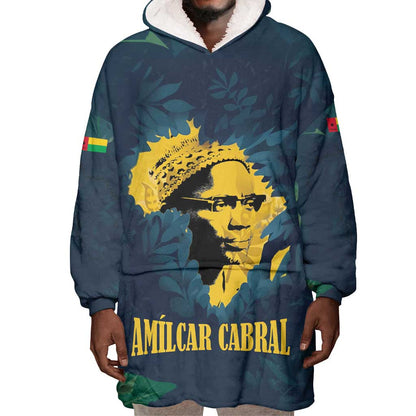 Amilcar Cabral Wearable Blanket Hoodie Guinea-Bissau African National Liberation Leader - Cultural Resistance Tribute - African Pride