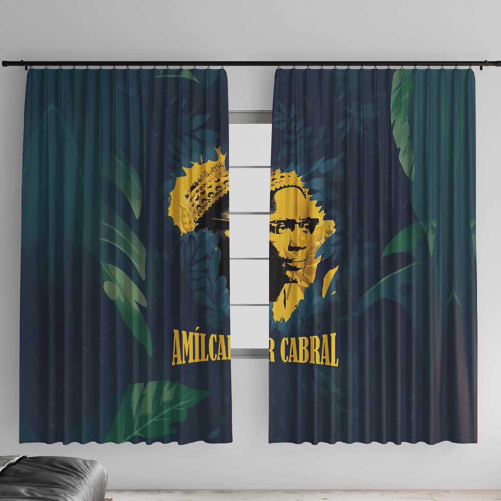 Amilcar Cabral Window Curtain Guinea-Bissau African National Liberation Leader - Cultural Resistance Tribute - African Pride