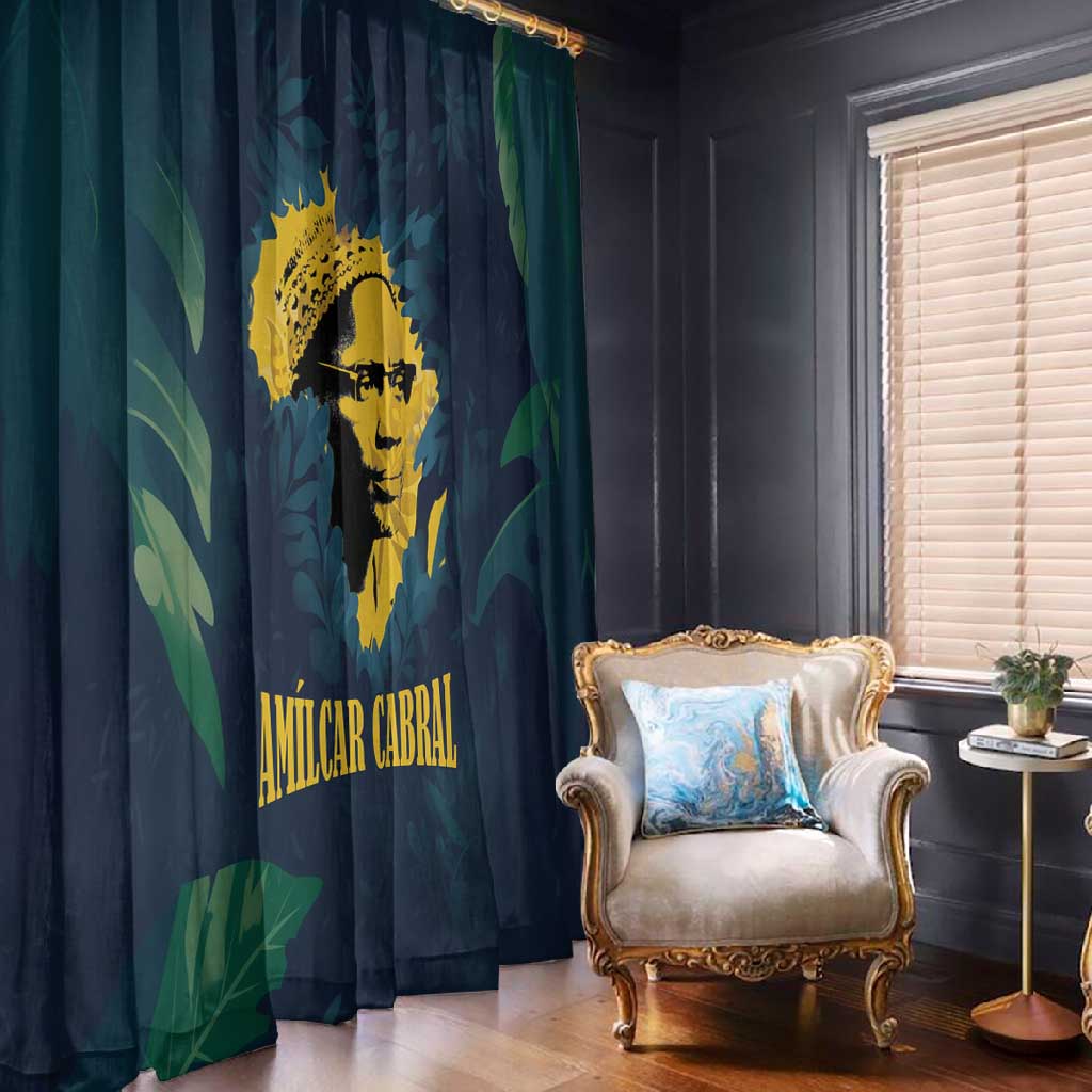 Amilcar Cabral Window Curtain Guinea-Bissau African National Liberation Leader - Cultural Resistance Tribute - African Pride