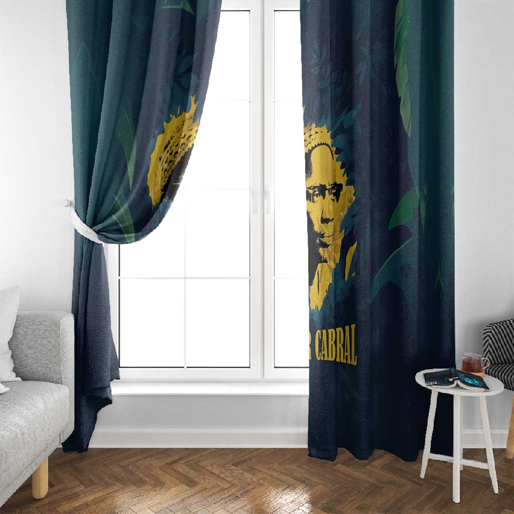 Amilcar Cabral Window Curtain Guinea-Bissau African National Liberation Leader - Cultural Resistance Tribute - African Pride