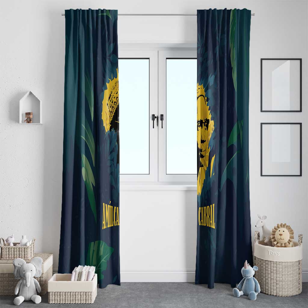 Amilcar Cabral Window Curtain Guinea-Bissau African National Liberation Leader - Cultural Resistance Tribute - African Pride