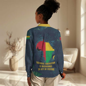 Amilcar Cabral Women Casual Shirt Guinea-Bissau African National Liberation Leader - Cultural Resistance Tribute - African Pride