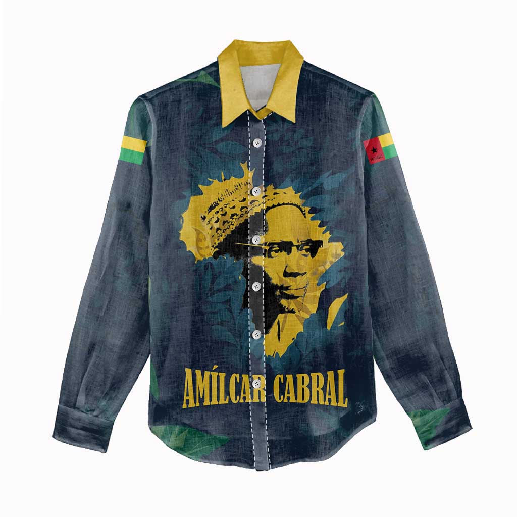 Amilcar Cabral Women Casual Shirt Guinea-Bissau African National Liberation Leader - Cultural Resistance Tribute - African Pride