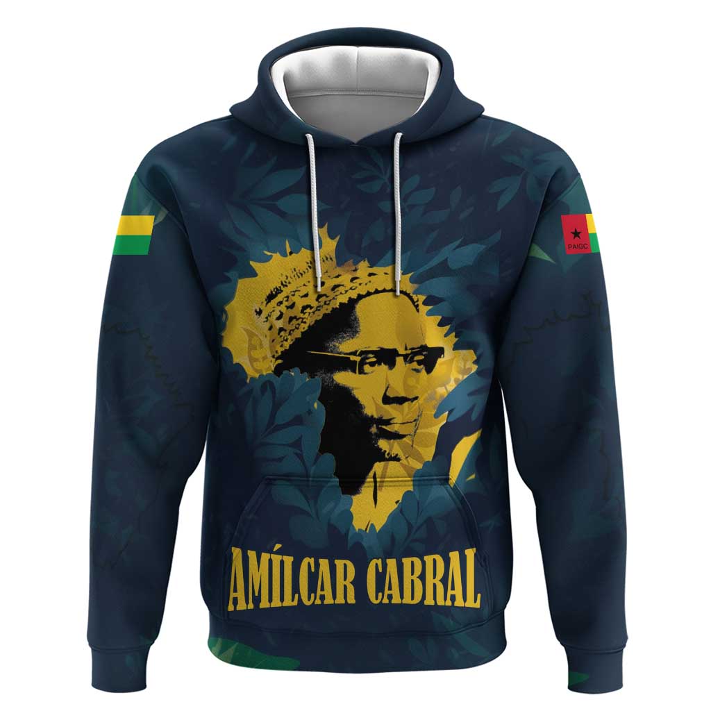 Amilcar Cabral Zip Hoodie Guinea-Bissau African National Liberation Leader - Cultural Resistance Tribute - African Pride