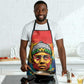 Amilcar Cabral Apron Armed Activist Quote Raised Fist African Liberation Tribute - Colorful Paint Stroke - African Pride