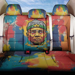 Amilcar Cabral Back Car Seat Cover Armed Activist Quote Raised Fist African Liberation Tribute - Colorful Paint Stroke - African Pride
