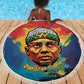 Amilcar Cabral Beach Blanket Armed Activist Quote Raised Fist African Liberation Tribute - Colorful Paint Stroke - African Pride