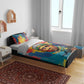 Amilcar Cabral Bedding Set Armed Activist Quote Raised Fist African Liberation Tribute - Colorful Paint Stroke - African Pride