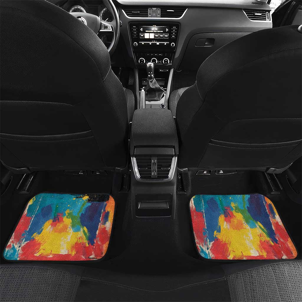 Amilcar Cabral Car Mats Armed Activist Quote Raised Fist African Liberation Tribute - Colorful Paint Stroke - African Pride