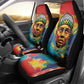 Amilcar Cabral Car Seat Cover Armed Activist Quote Raised Fist African Liberation Tribute - Colorful Paint Stroke - African Pride