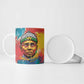Amilcar Cabral Ceramic Mug Armed Activist Quote Raised Fist African Liberation Tribute - Colorful Paint Stroke - African Pride