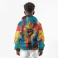 Amilcar Cabral Kid Hoodie Armed Activist Quote Raised Fist African Liberation Tribute - Colorful Paint Stroke - African Pride