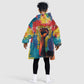 Amilcar Cabral Kid Wearable Blanket Hoodie Armed Activist Quote Raised Fist African Liberation Tribute - Colorful Paint Stroke - African Pride