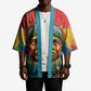 Amilcar Cabral Kimono Armed Activist Quote Raised Fist African Liberation Tribute - Colorful Paint Stroke - African Pride