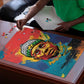 Amilcar Cabral Puzzle Armed Activist Quote Raised Fist African Liberation Tribute - Colorful Paint Stroke - African Pride