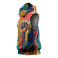 Amilcar Cabral Sleeveless Hoodie Armed Activist Quote Raised Fist African Liberation Tribute - Colorful Paint Stroke - African Pride