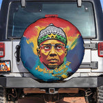 Amilcar Cabral Spare Tire Cover Armed Activist Quote Raised Fist African Liberation Tribute - Colorful Paint Stroke - African Pride