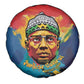 Amilcar Cabral Spare Tire Cover Armed Activist Quote Raised Fist African Liberation Tribute - Colorful Paint Stroke - African Pride