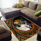Amilcar Cabral Area Rug African Map with Chains Freedom Theme Revolutionary Liberation Tribute - African Pride