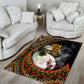 Amilcar Cabral Area Rug African Map with Chains Freedom Theme Revolutionary Liberation Tribute - African Pride